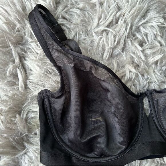 Soma Unbelievable Lift black scoop balconette bra women’s size 34DD - Picture 3 of 7